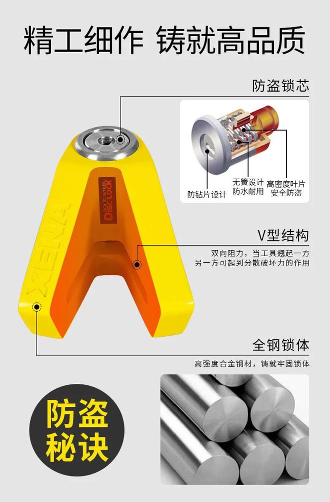 pg电子双十一限时特惠正在进行中XENA碟刹锁到手价228元起(图2)